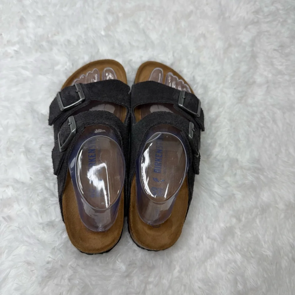 Birkenstock Arizona Suede Sandals Black | EU 40 US 9–9.5 - Picture 8 of 13